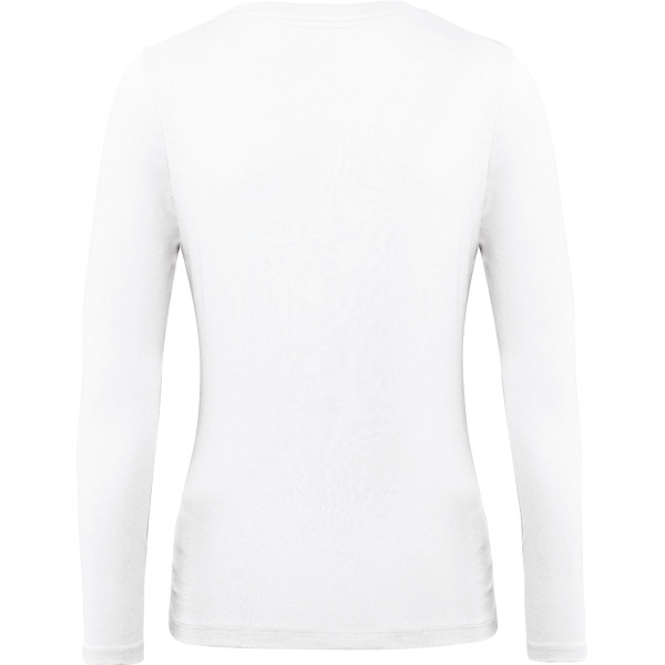 Ladies' organic Inspire long-sleeve T-shirt White XS