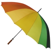 Golfparaplu, regenboogkleuren Golfparaplu, regenboogkleuren
