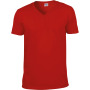 Softstyle Euro Fit Adult V-neck T-shirt Red XXL