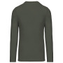 T-shirt ronde hals lange mouwen Dark Khaki L