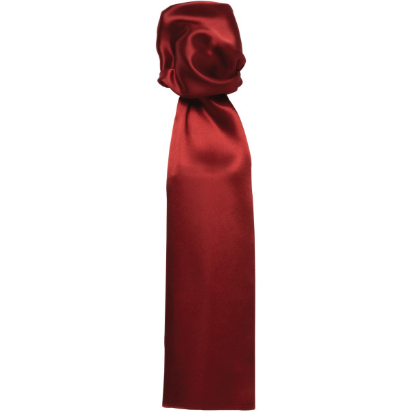 'Colours' Plain Business Scarf Burgundy One Size