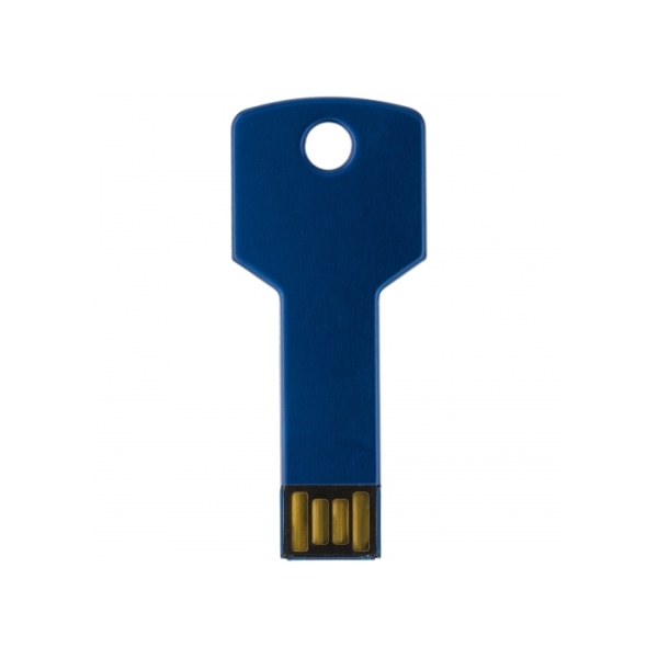 USB stick 2.0 key 8GB - Donker Blauw