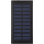 Stellar 8000 mAh solar power bank - Solid black