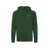 Iqoniq Jasper gerecycled katoen hoodie, forest green (XS)