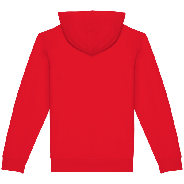 Ecologische uniseks sweater met capuchon Poppy Red XXS