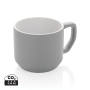 Ceramic modern mug, grey