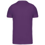 T-shirt V-hals korte mouwen Purple L