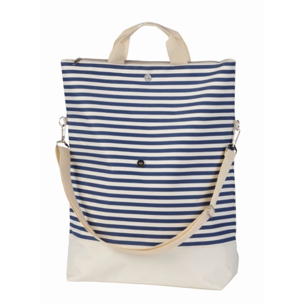 JUIST - Beach bag beige, blue JUIST - Beach bag beige, blue