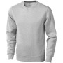 Surrey unisex sweater met ronde hals - Grijs gemeleerd - M