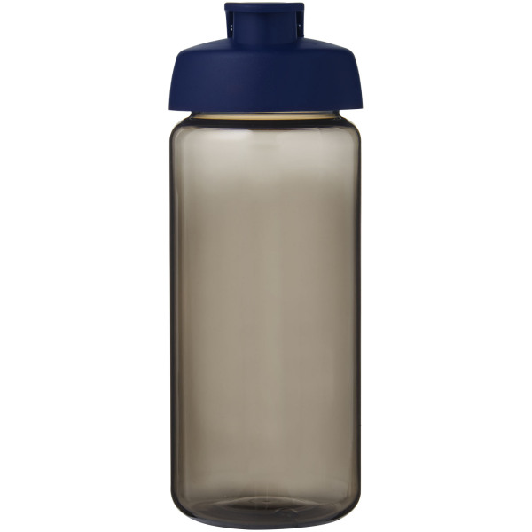 H2O Active® Octave Tritan™ 600 ml flip lid sport bottle - Charcoal/Blue