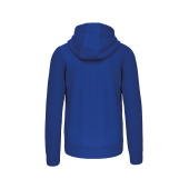 Hooded Sweater Met Rits Light Royal Blue M