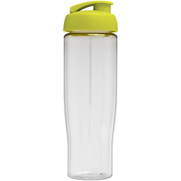 H2O Active® Tempo 700 ml flip lid sport bottle - Transparent/Lime