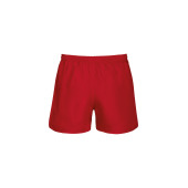 Rugbyshort uniseks Sporty Red 4XL
