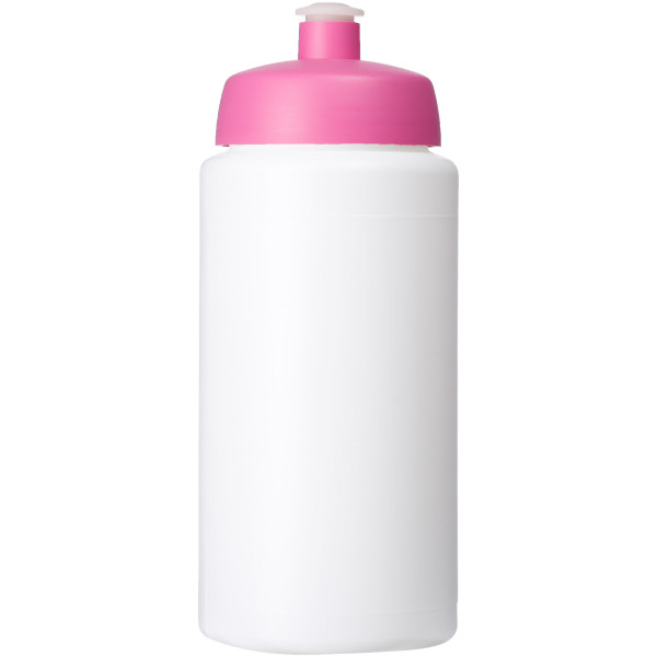 Baseline® Plus grip 500 ml sports lid sport bottle - White/Pink