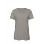 B&C Triblend V-neck T Women , Heather Light Grey, XXL