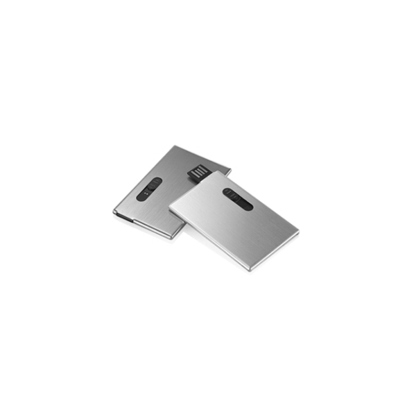 Bedrukte Card Metal 2 USB FlashDrive
