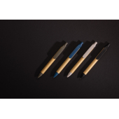 Write responsible recycled papieren pen, zwart