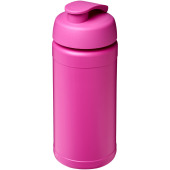 Baseline® Plus 500 ml flip lid sport bottle - Magenta