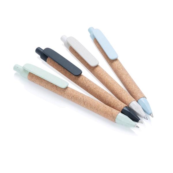 Write tarwestro en kurk pen, blauw