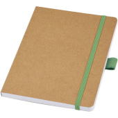 Berk notitieboek van gerecycled papier - Groen