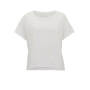 Woman´s Boxy Ecovero T-shirt White Misty S