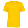 T-Shirt V-Neck Man Yellow 3XL (GOTS)