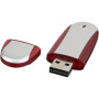 Oval USB - Rood/Zilver - 32GB