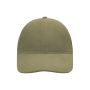 MB6126 6 Panel Softlining Raver Cap - dark-khaki - one size