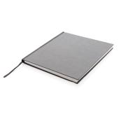 Deluxe notitieboek 210x240 mm, grijs