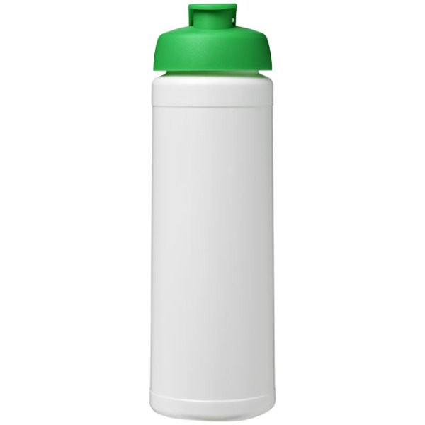 Baseline® Plus 750 ml sportfles met flipcapdeksel - Wit/Groen