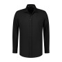 L&S Shirt Poplin Mix Stretch LS for him Black-S