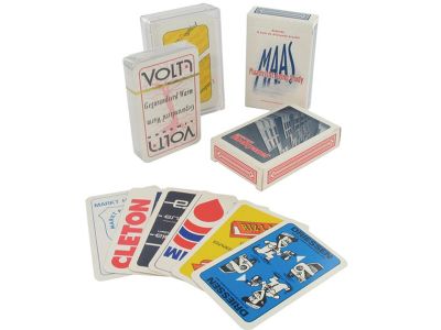 Speelkaarten in karton doosje ( 4 weken levertijd )
