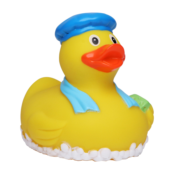 Squeaky duck bubble bath
