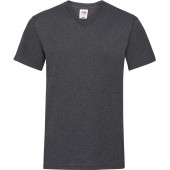 Men's Valueweight V-neck T-shirt (61-066-0) Dark Heather Grey XL