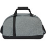 Reclaim GRS gerecyclede tweekleurige sportieve duffelbag 21 L - Zwart/Heather grijs
