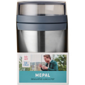 Mepal Ellipse geïsoleerde lunchbox - Zilver