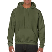Gildan Sweater Hooded HeavyBlend for him 106c military green XXL