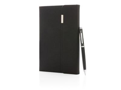Swiss Peak deluxe A5 notitieboek en pen set Swiss Peak deluxe A5 notitieboek en pen set