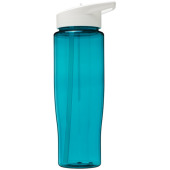 H2O Active® Tempo 700 ml sportfles met fliptuitdeksel - Aqua blauw/Wit