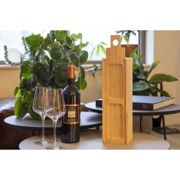 Rackpack Wine box and tapas snackplate in one- small