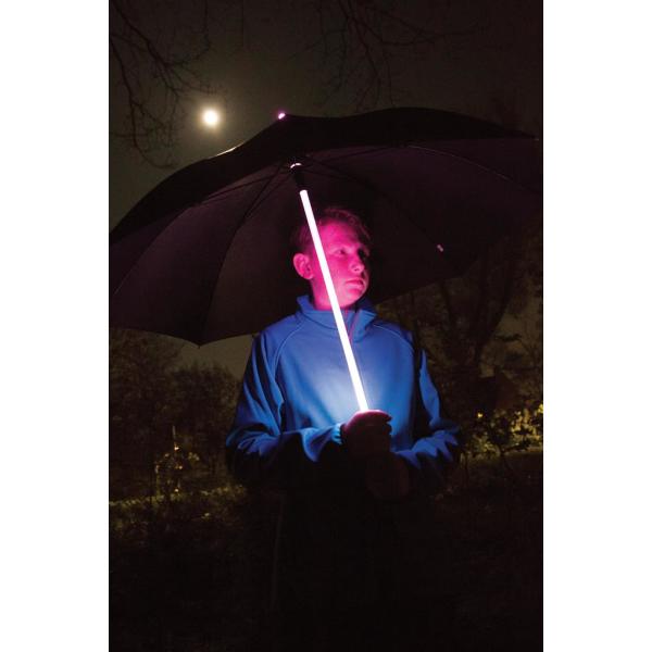 LED lichtsabel paraplu, zwart | La Moustache LED lichtsabel paraplu, zwart | La Moustache