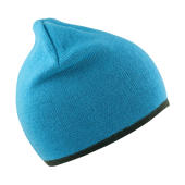 Reversible Fashion Fit Hat - Aqua/Grey - One Size