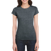 Gildan T-shirt SoftStyle SS for her Dark Heather L