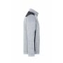 Men's Knitted Workwear Fleece Half-Zip - STRONG - - white-melange/carbon - 6XL