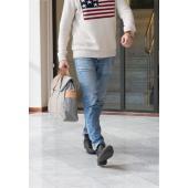 Canvas laptop tas PVC vrij, grijs