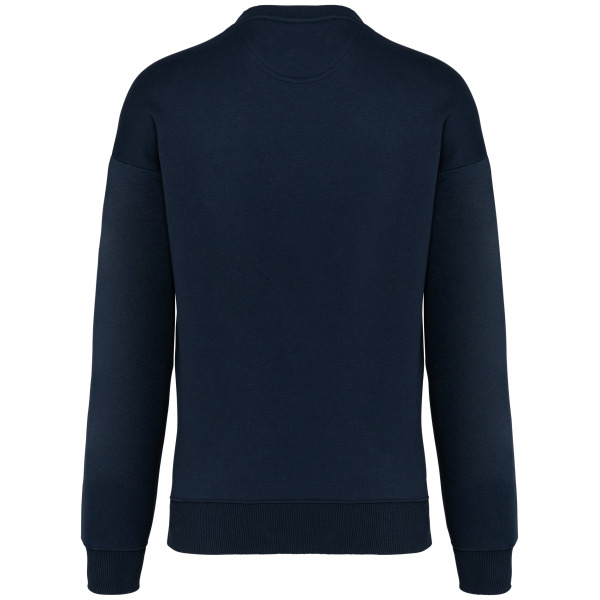 Ecologische oversized uniseks sweater met ronde hals Navy Blue 3XL