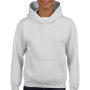 Heavy Blend Youth Hooded Sweat - White - S (116/128)