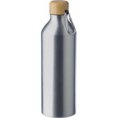 Aluminium drinkfles Wassim zilver
