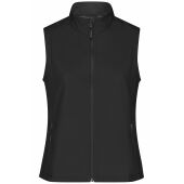 Ladies' Promo Softshell Vest - black/black - S