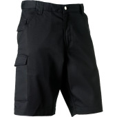 Polycotton Twill Shorts Black 42 UK